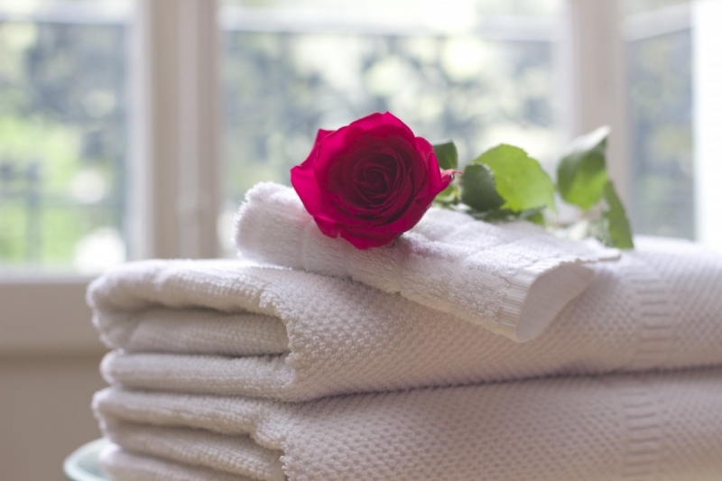 chambre-hote-CABASSE-min_towel_rose_clean_care_salon_spa_white_bath-731641